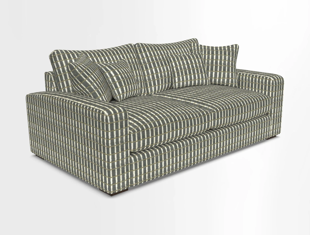 Stockbridge 2.5 Seater Sofa in Warwick Graf Slate 