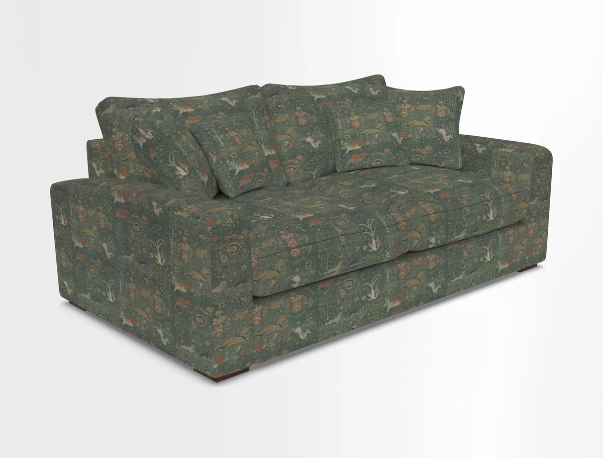 Stockbridge 2.5 Seater Sofa in Warwick Graf Slate 