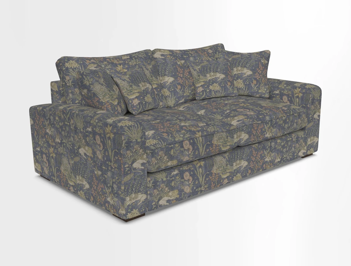 Stockbridge 2.5 Seater Sofa in Warwick Graf Slate 
