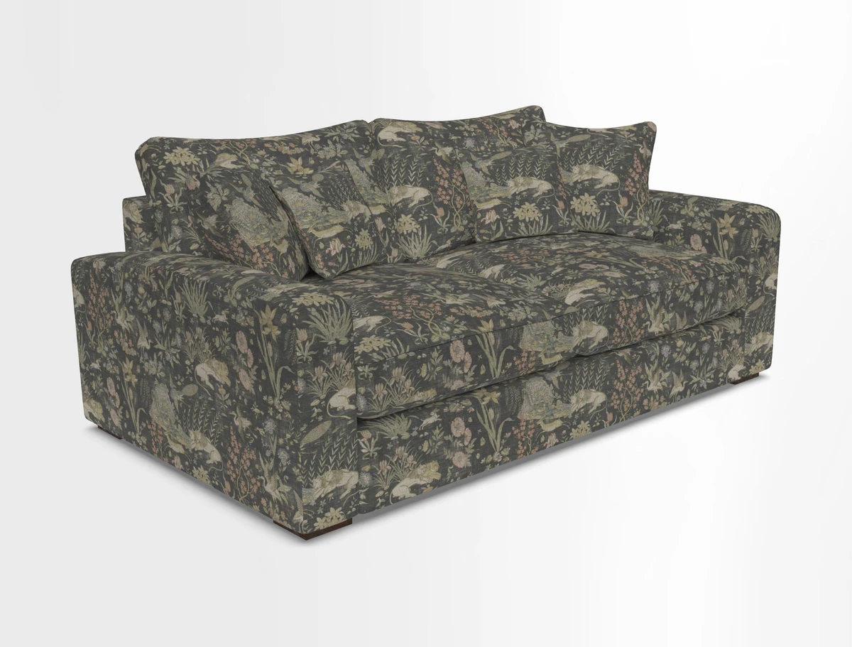 Stockbridge 2.5 Seater Sofa in Warwick Graf Slate 