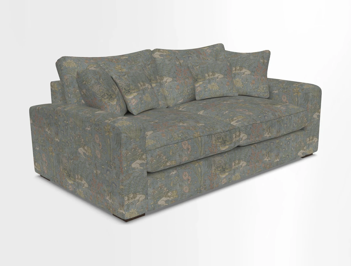 Stockbridge 2.5 Seater Sofa in Warwick Graf Slate 