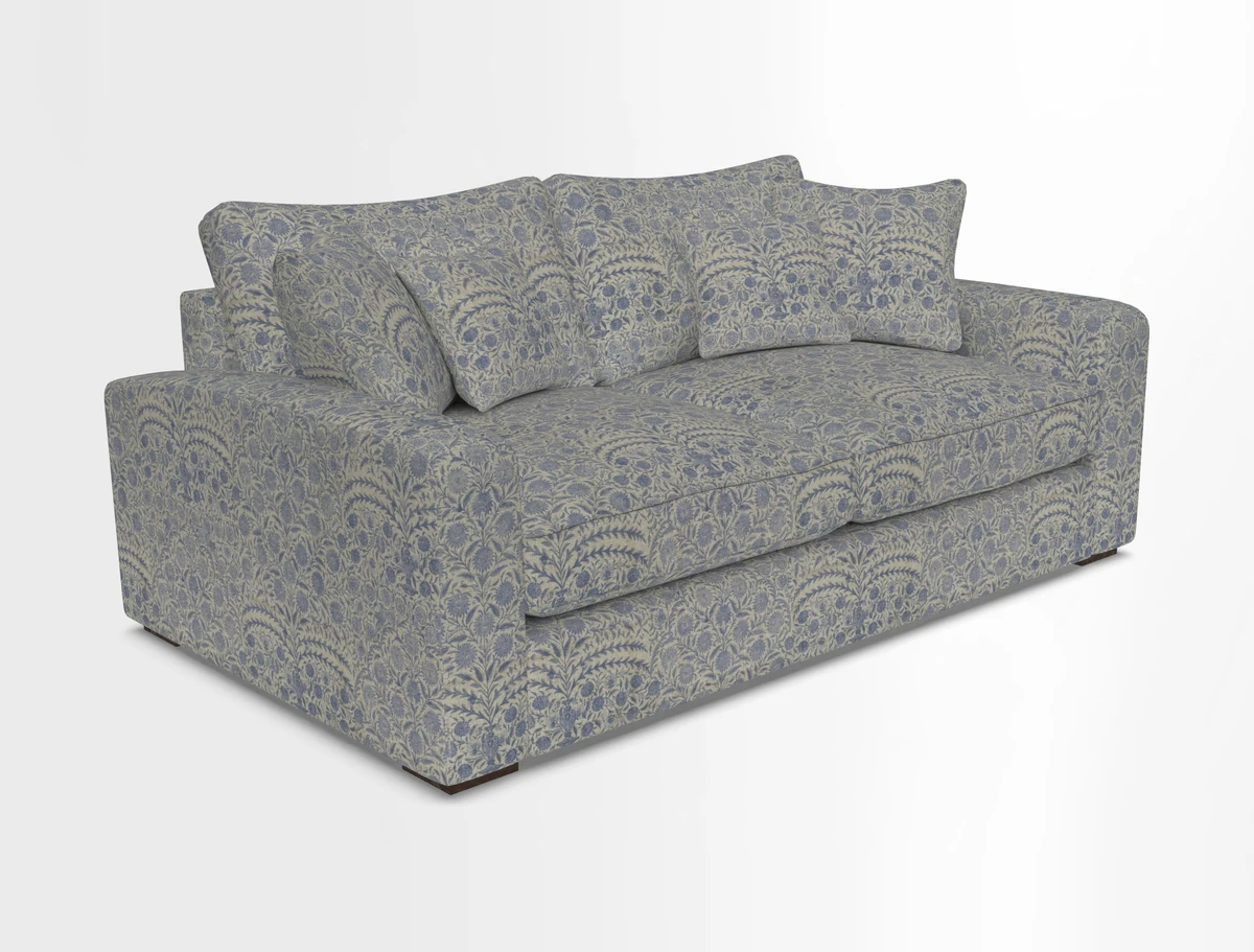 Stockbridge 2.5 Seater Sofa in Warwick Graf Slate 