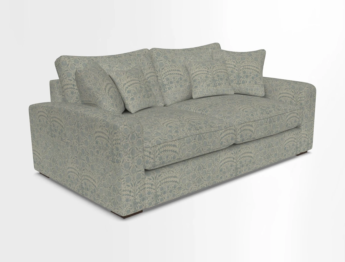Stockbridge 2.5 Seater Sofa in Warwick Graf Slate 