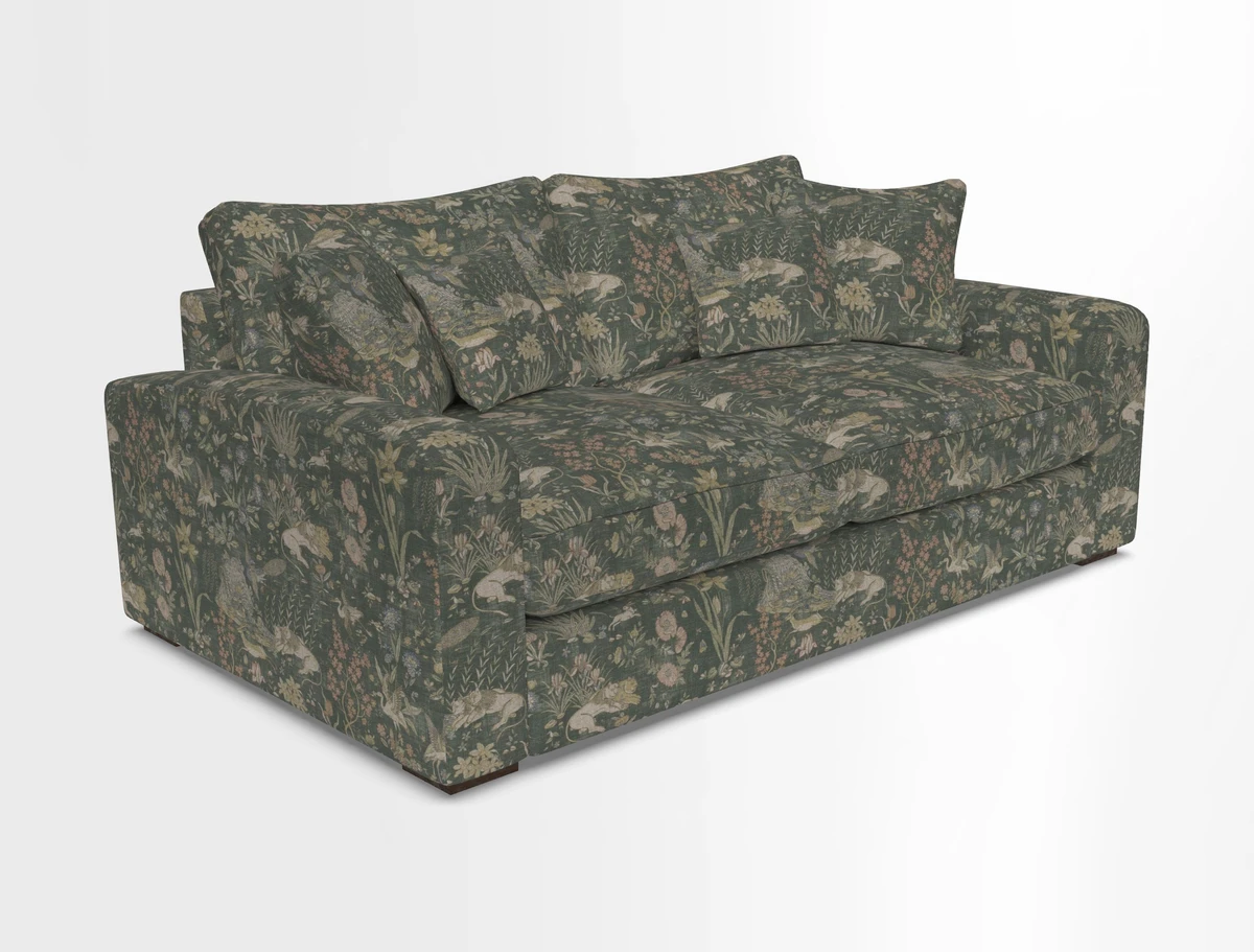 Stockbridge 2.5 Seater Sofa in Warwick Graf Slate 