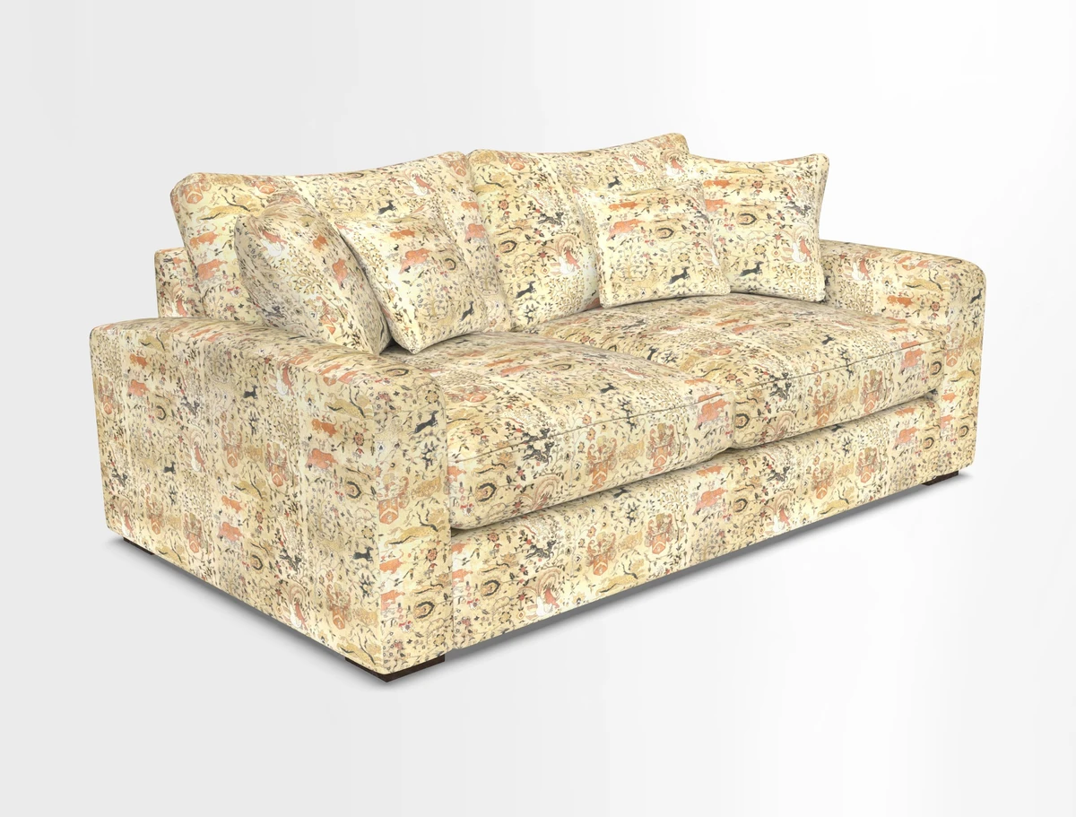 Stockbridge 2.5 Seater Sofa in Warwick Graf Slate 