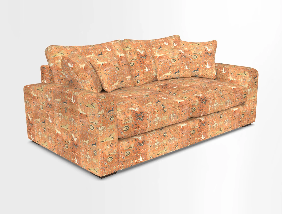 Stockbridge 2.5 Seater Sofa in Warwick Graf Slate 