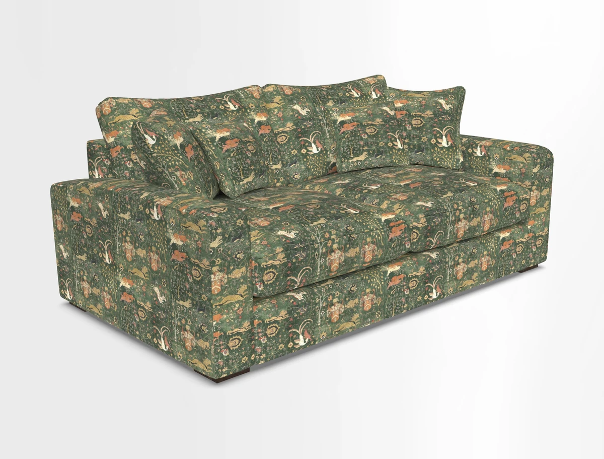 Stockbridge 2.5 Seater Sofa in Warwick Graf Slate 