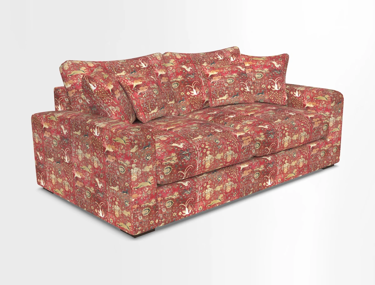 Stockbridge 2.5 Seater Sofa in Warwick Graf Slate 