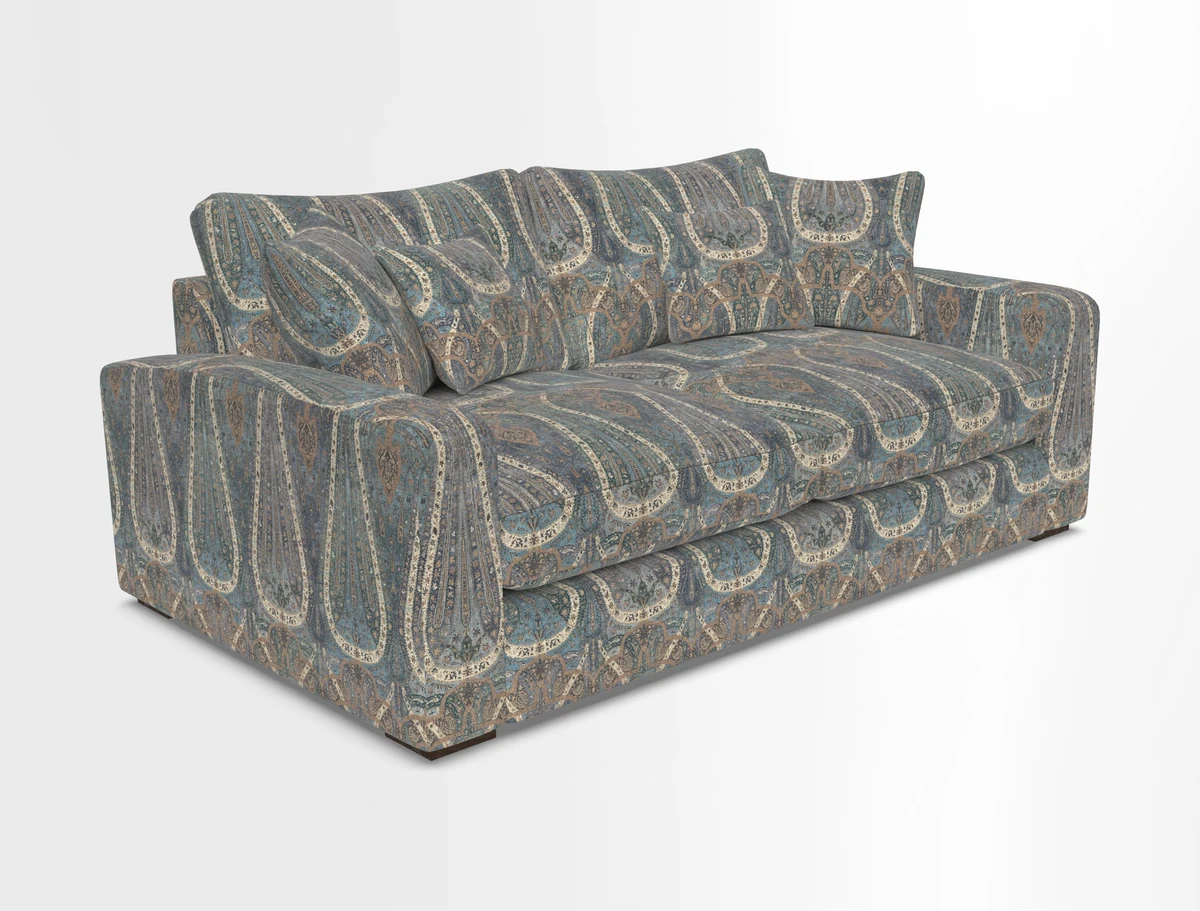 Stockbridge 2.5 Seater Sofa in Warwick Graf Slate 