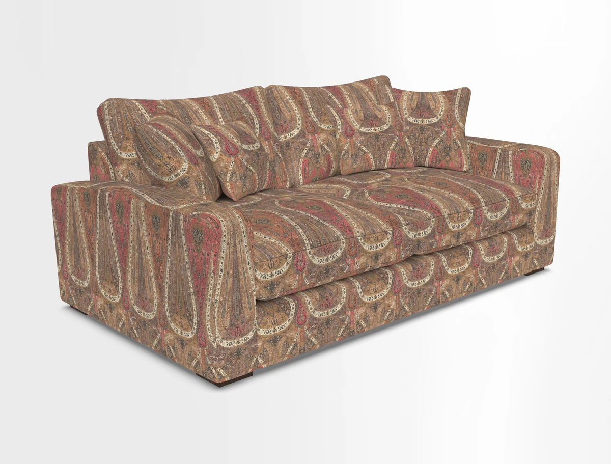 Stockbridge 2.5 Seater Sofa in Warwick Graf Slate 