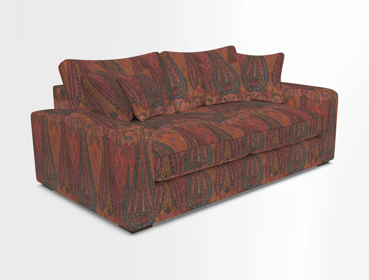 Stockbridge 2.5 Seater Sofa in Warwick Graf Slate 