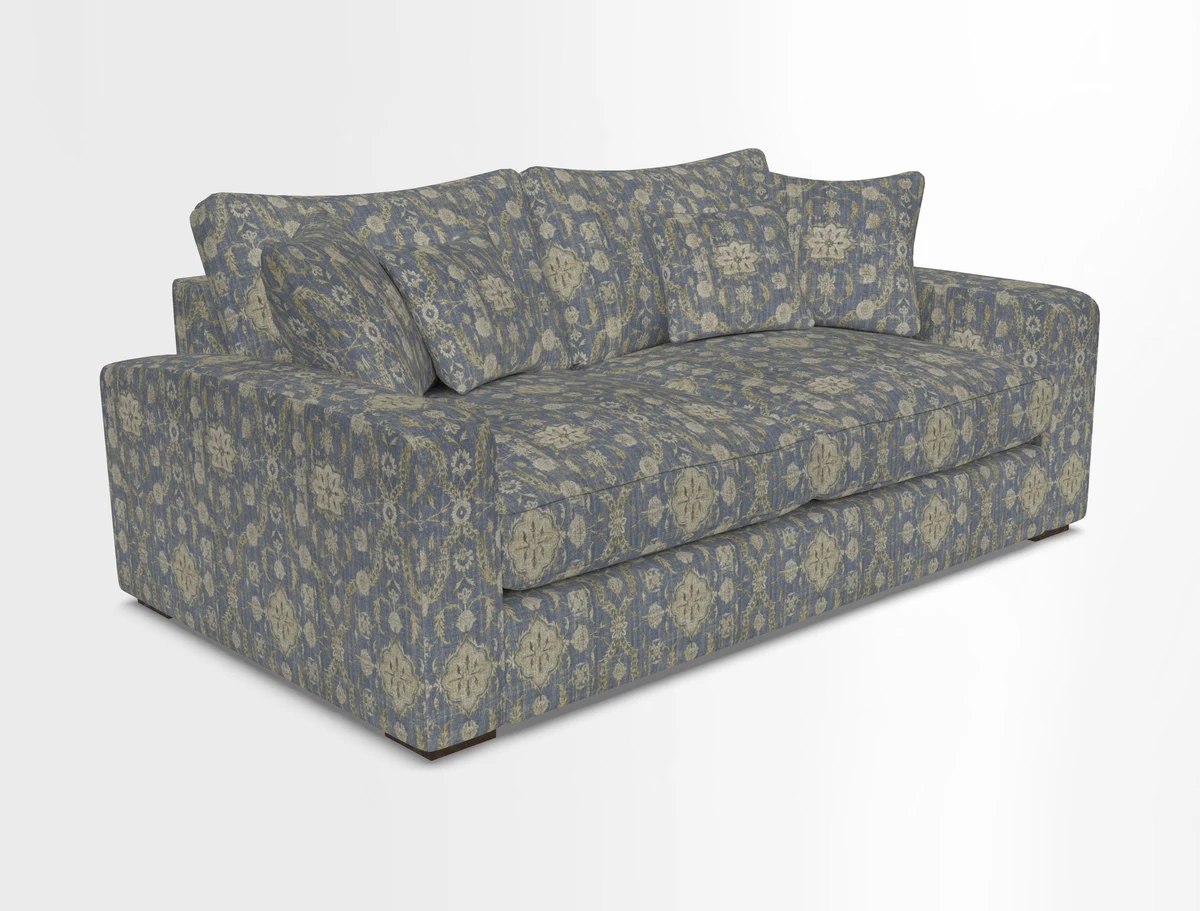 Stockbridge 2.5 Seater Sofa in Warwick Graf Slate 