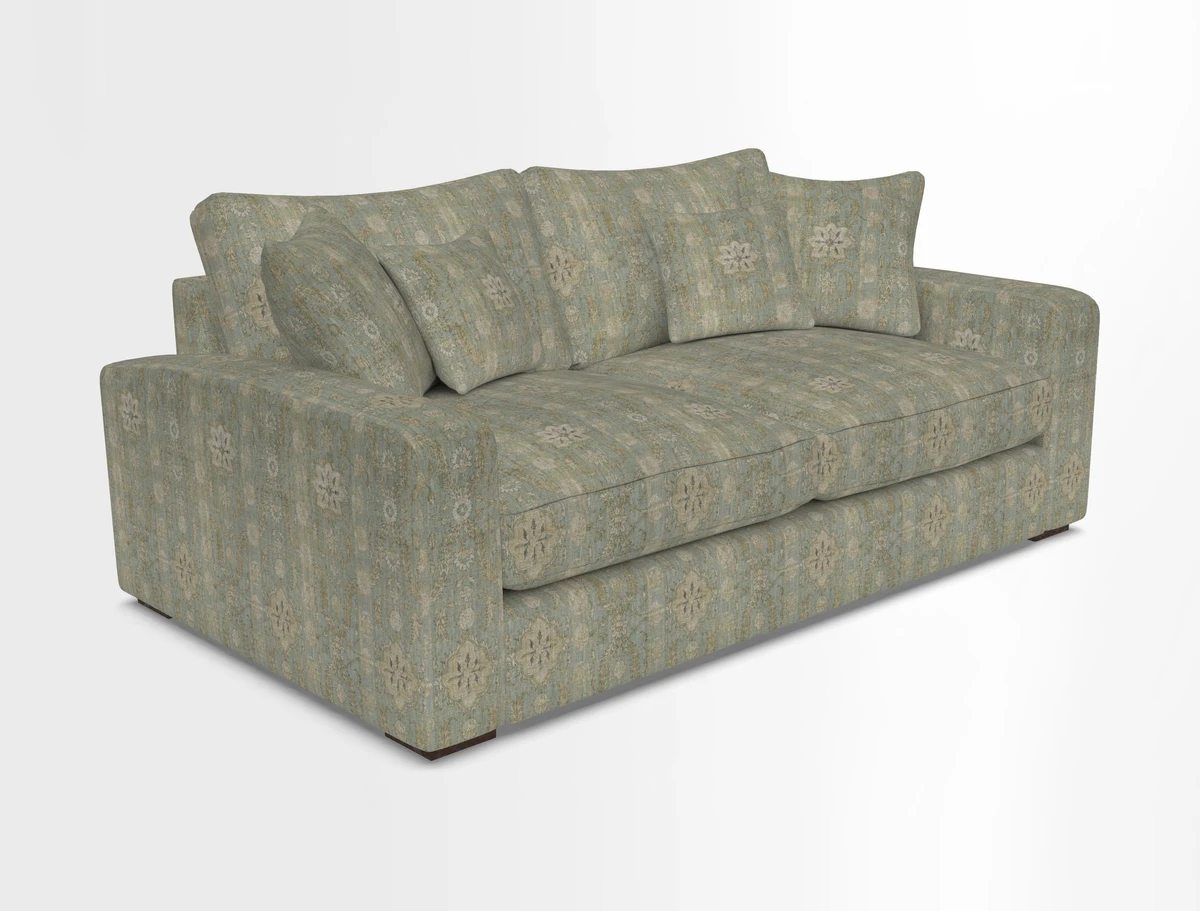 Stockbridge 2.5 Seater Sofa in Warwick Graf Slate 