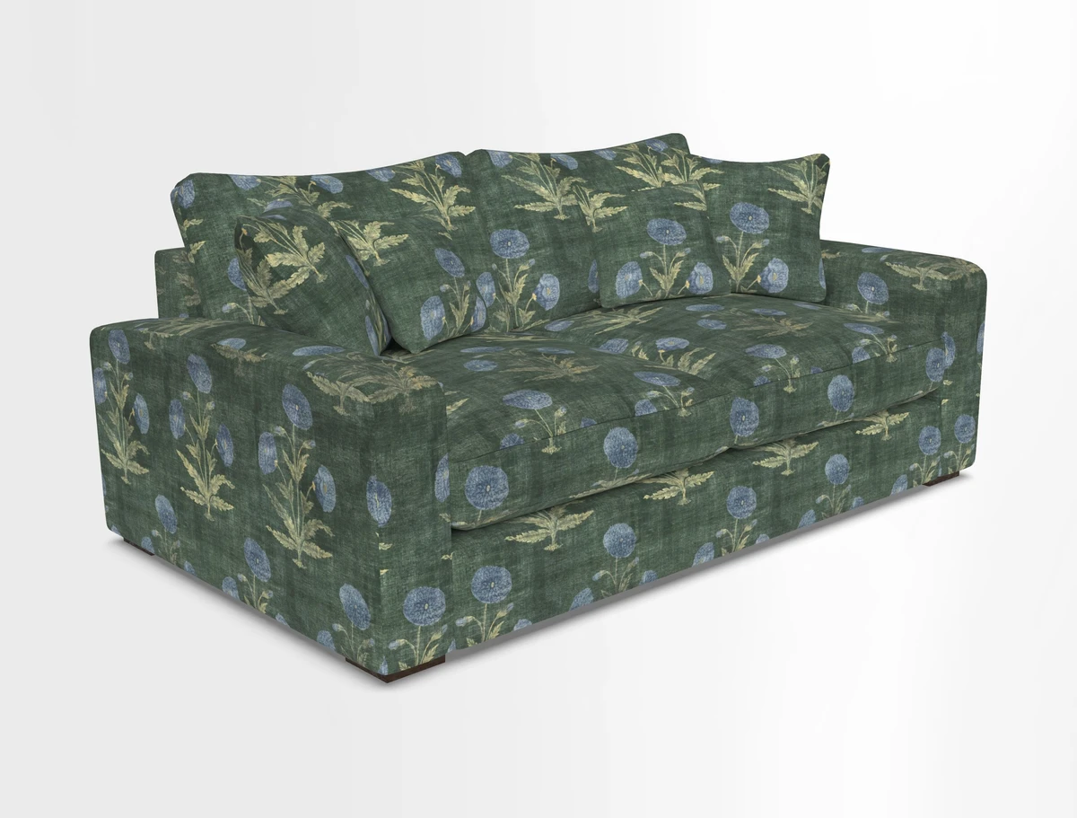Stockbridge 2.5 Seater Sofa in Warwick Graf Slate 