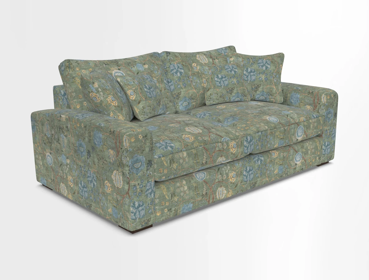 Stockbridge 2.5 Seater Sofa in Warwick Graf Slate 