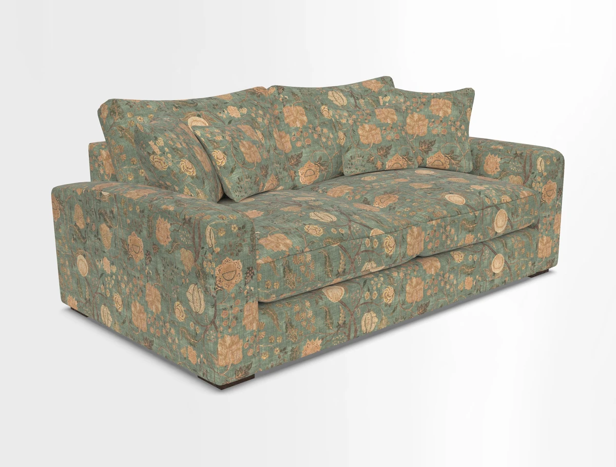 Stockbridge 2.5 Seater Sofa in Warwick Graf Slate 