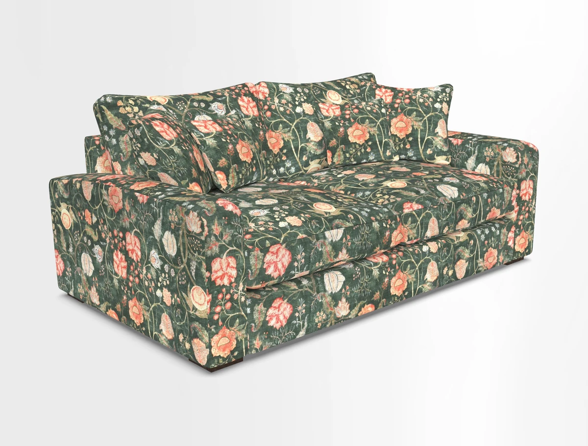 Stockbridge 2.5 Seater Sofa in Warwick Graf Slate 