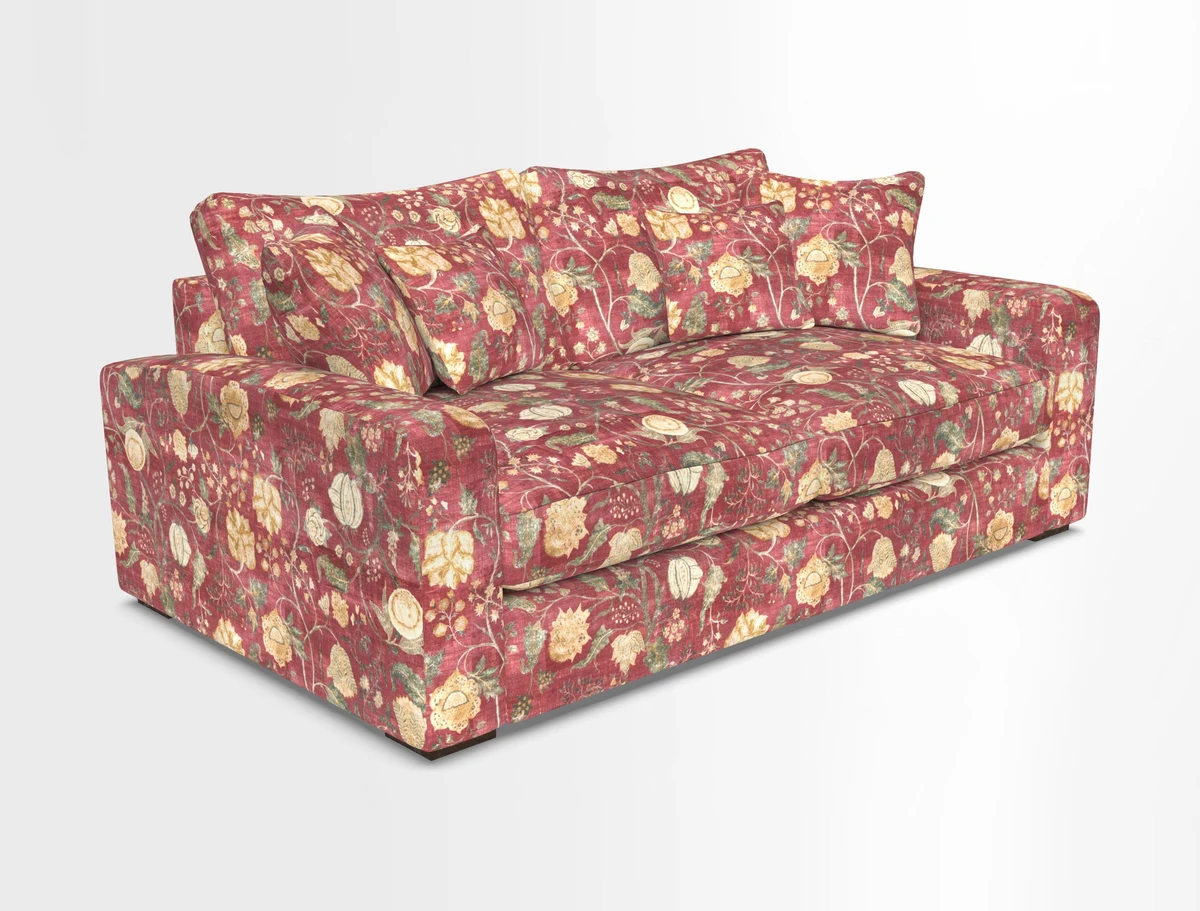 Stockbridge 2.5 Seater Sofa in Warwick Graf Slate 