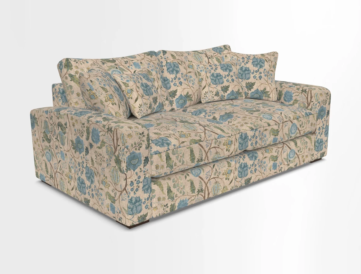 Stockbridge 2.5 Seater Sofa in Warwick Graf Slate 
