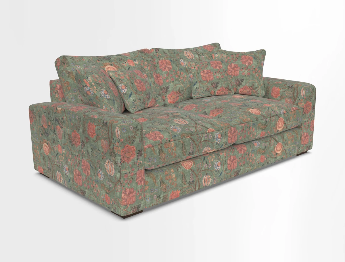 Stockbridge 2.5 Seater Sofa in Warwick Graf Slate 