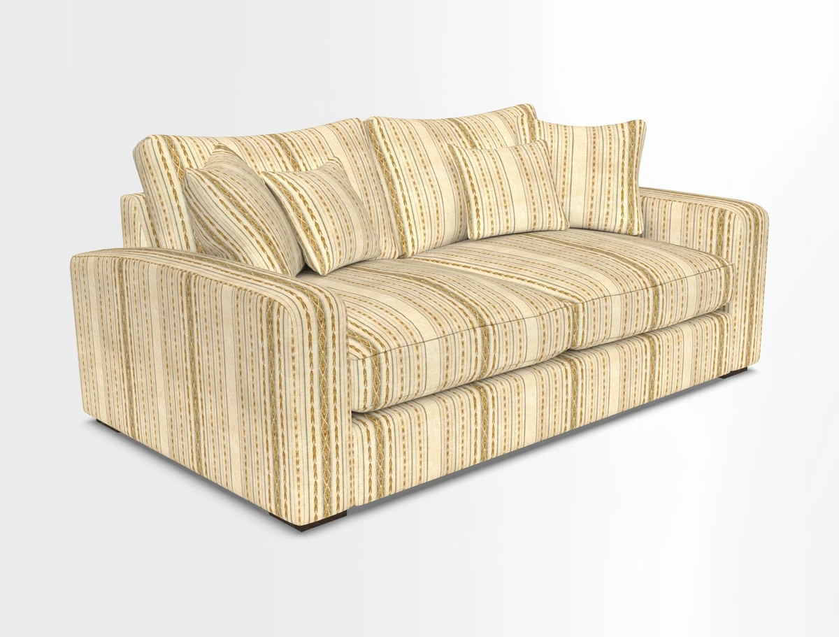 Stockbridge 2.5 Seater Sofa in Warwick Graf Slate 