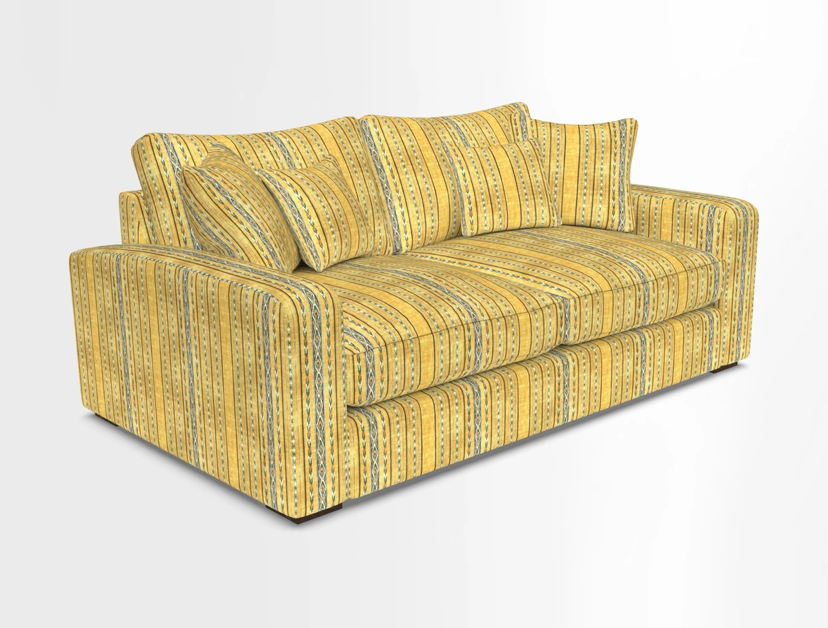 Stockbridge 2.5 Seater Sofa in Warwick Graf Slate 