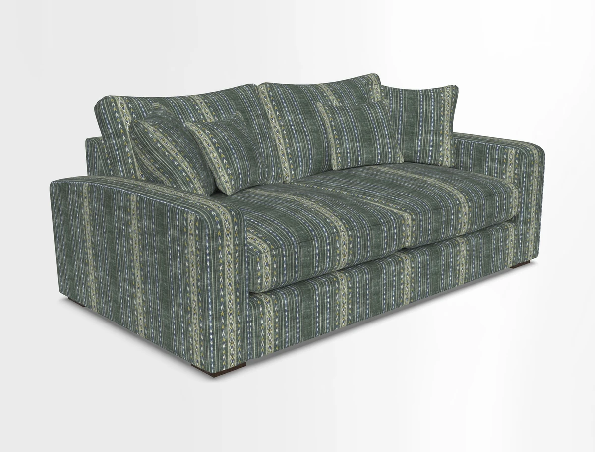 Stockbridge 2.5 Seater Sofa in Warwick Graf Slate 