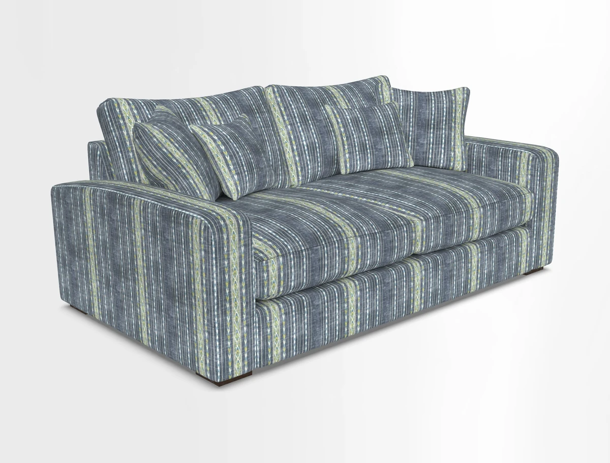 Stockbridge 2.5 Seater Sofa in Warwick Graf Slate 