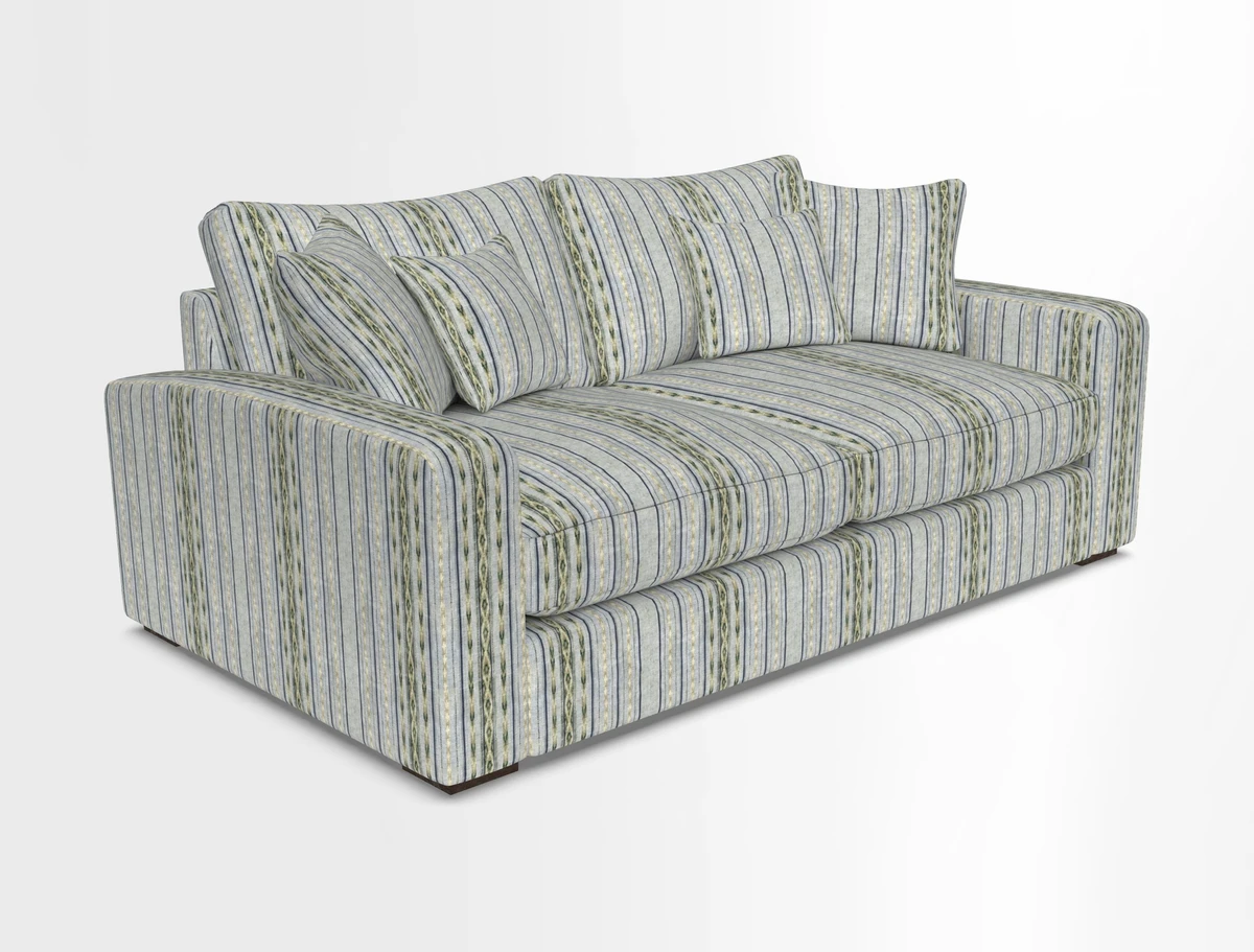 Stockbridge 2.5 Seater Sofa in Warwick Graf Slate 