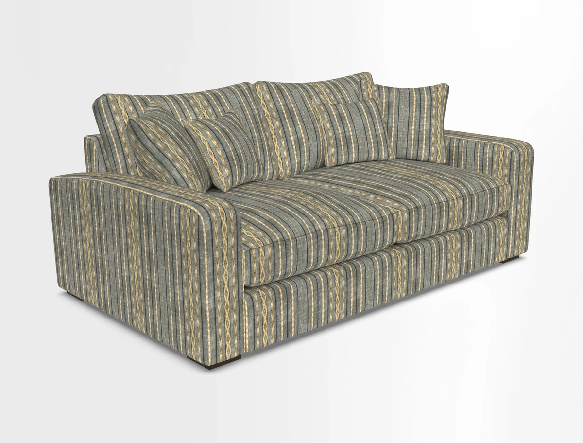 Stockbridge 2.5 Seater Sofa in Warwick Graf Slate 
