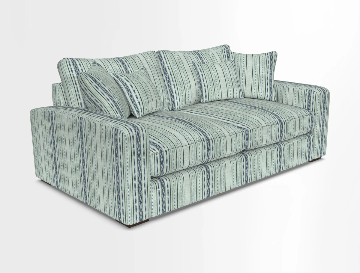 Stockbridge 2.5 Seater Sofa in Warwick Graf Slate 