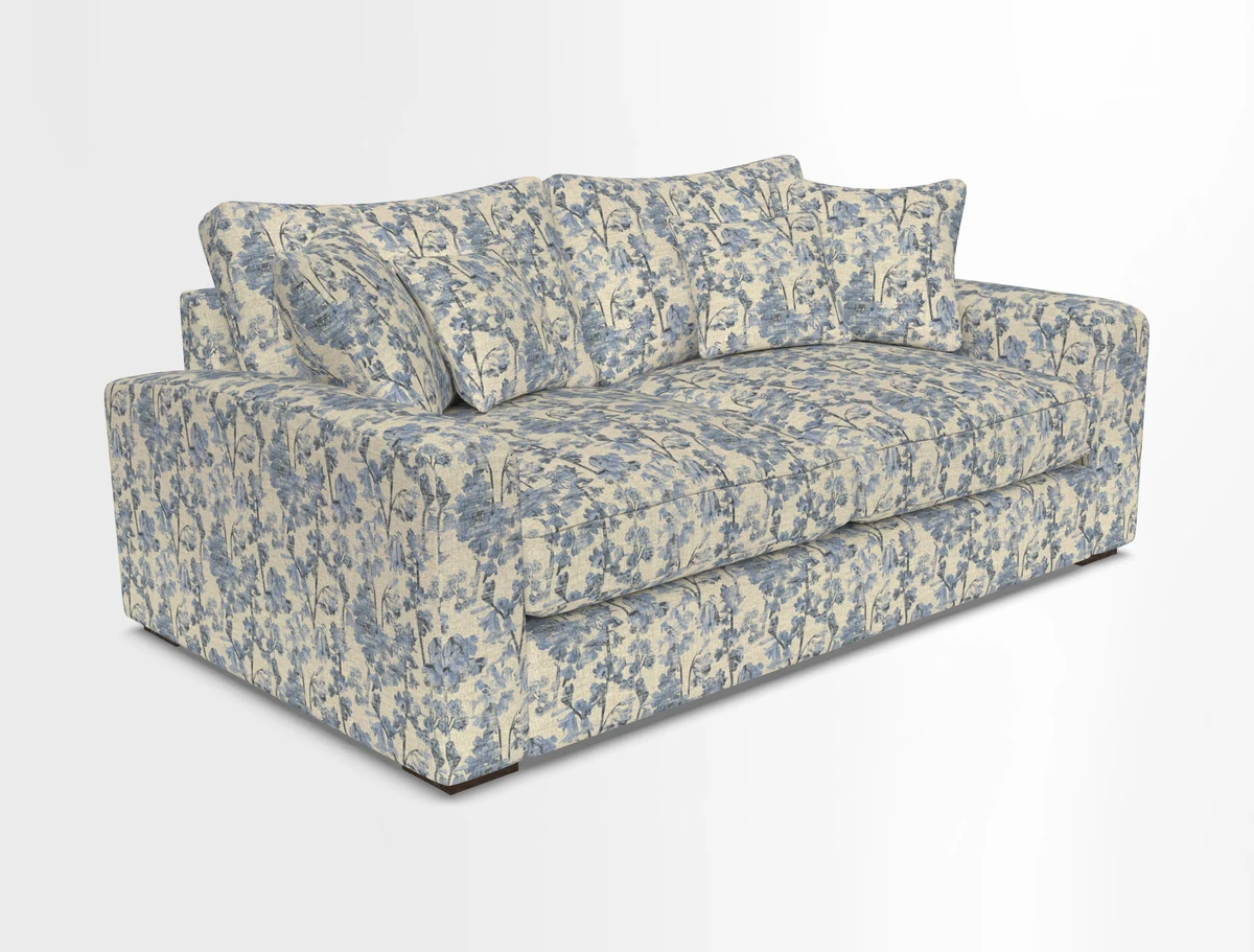 Stockbridge 2.5 Seater Sofa in Warwick Graf Slate 