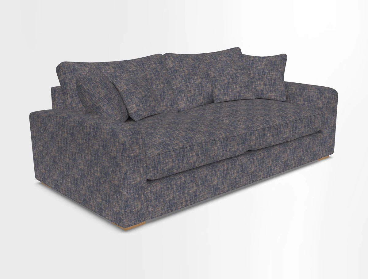 Stockbridge 3 Seater Sofa in Warwick Graf Slate