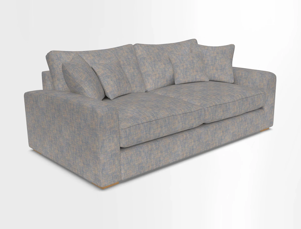Stockbridge 3 Seater Sofa in Warwick Graf Slate
