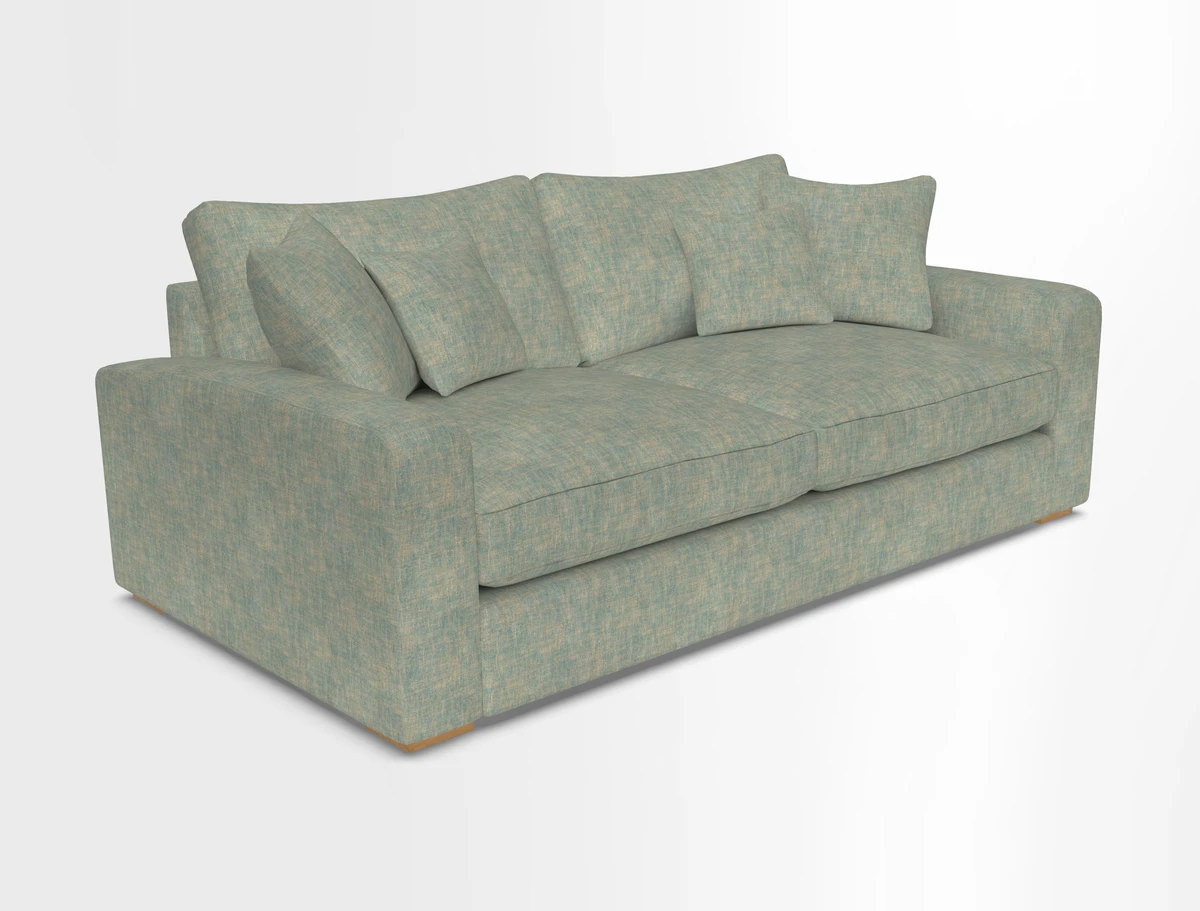 Stockbridge 3 Seater Sofa in Warwick Graf Slate