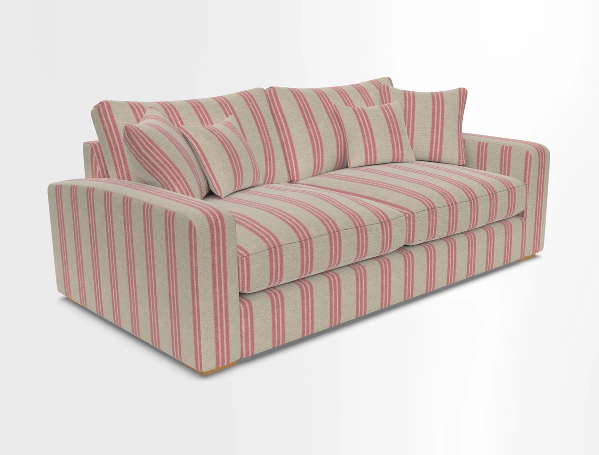 Stockbridge 3 Seater Sofa in Warwick Graf Slate
