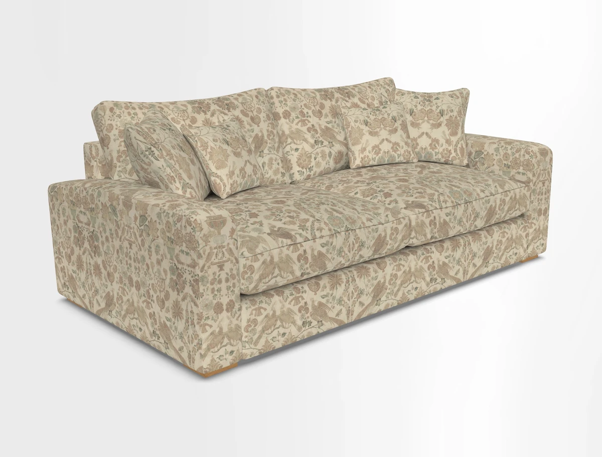 Stockbridge 3 Seater Sofa in Warwick Graf Slate