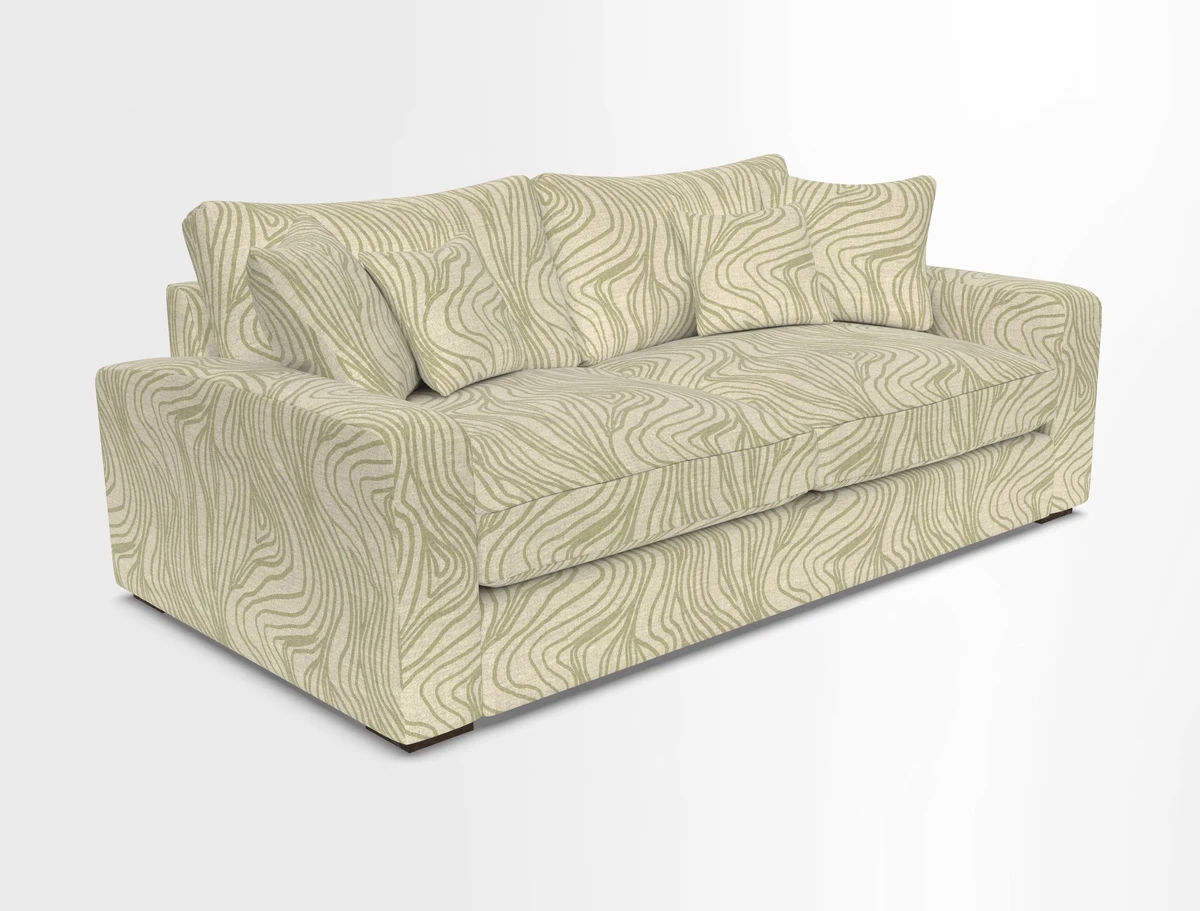 Stockbridge 3 Seater Sofa in Warwick Graf Slate