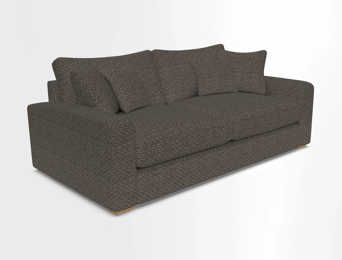 Stockbridge 3 Seater Sofa in Warwick Graf Slate