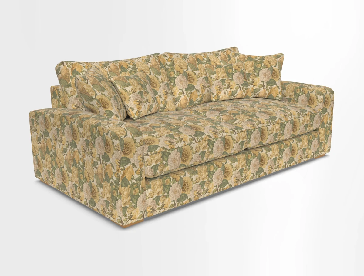 Stockbridge 3 Seater Sofa in Warwick Graf Slate