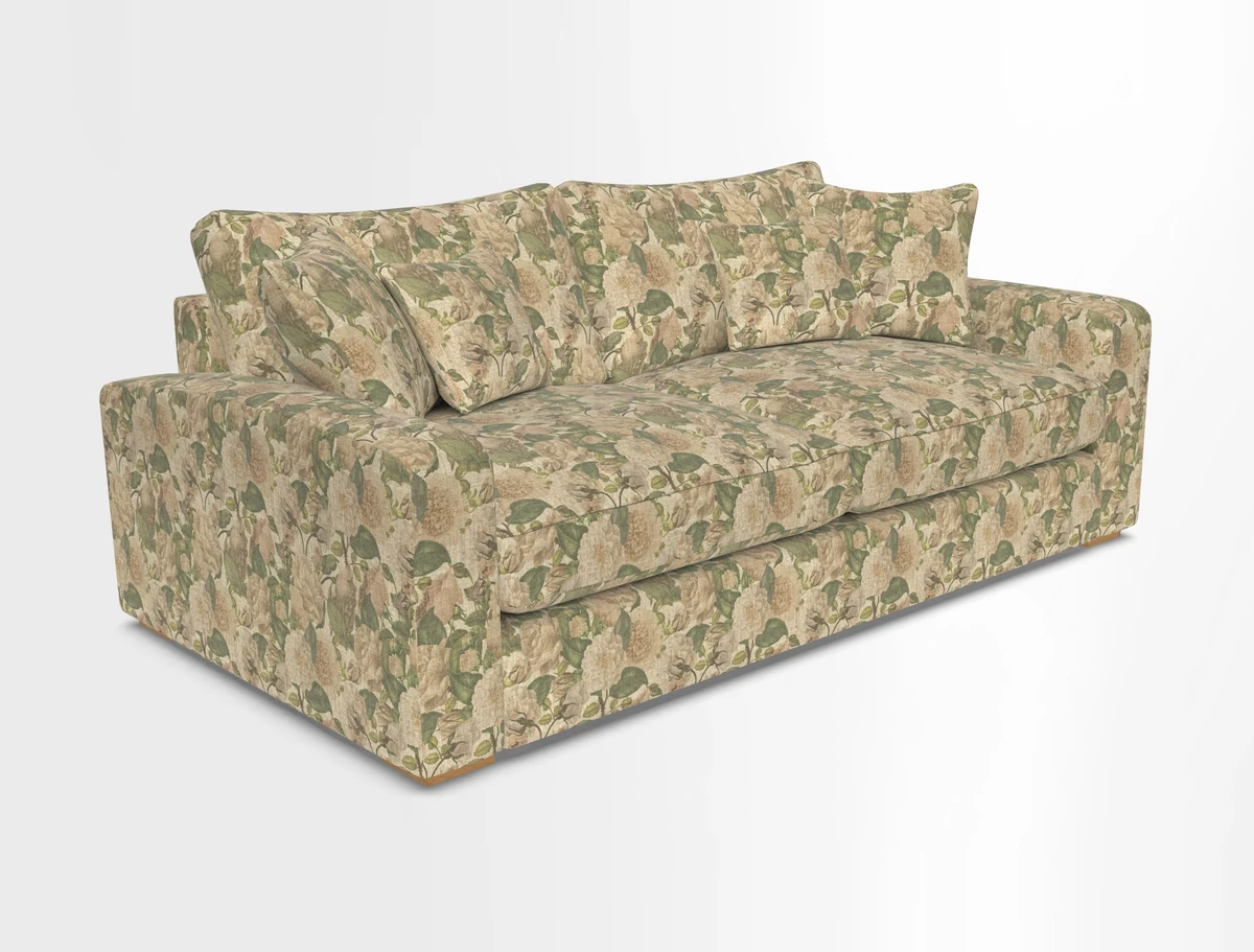 Stockbridge 3 Seater Sofa in Warwick Graf Slate