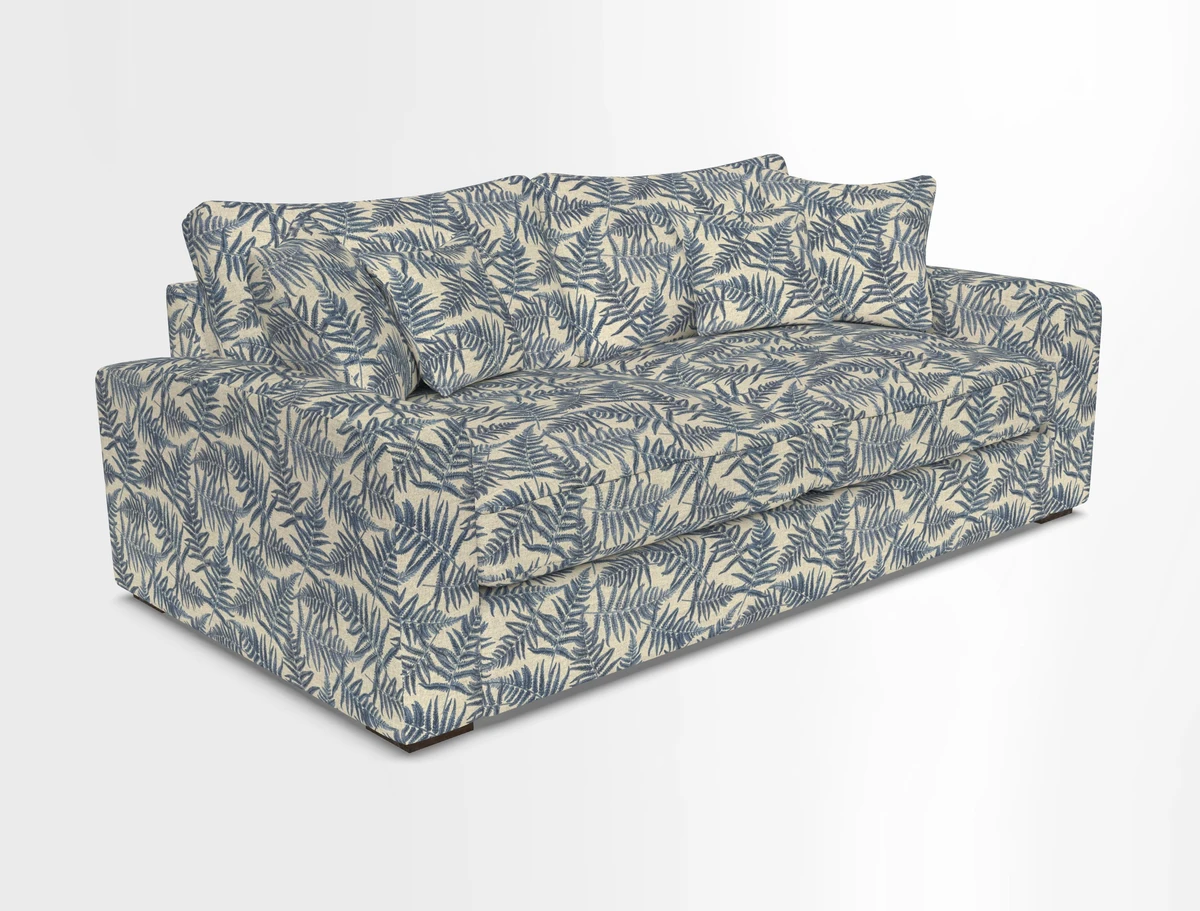 Stockbridge 3 Seater Sofa in Warwick Graf Slate