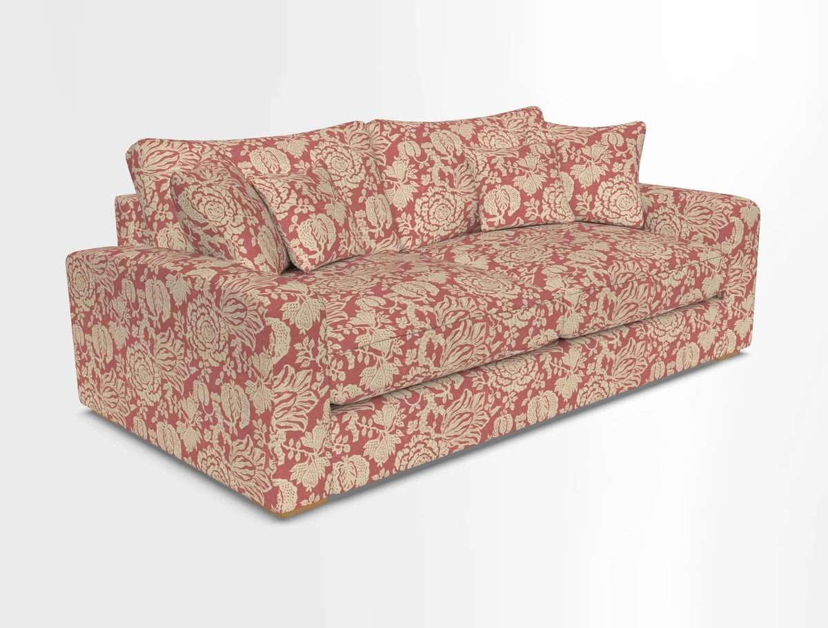 Stockbridge 3 Seater Sofa in Warwick Graf Slate
