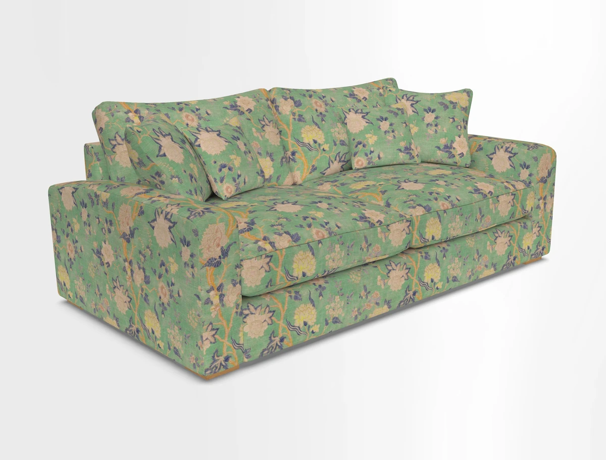 Stockbridge 3 Seater Sofa in Warwick Graf Slate