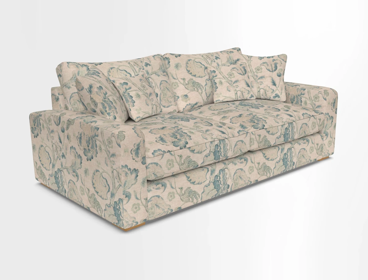 Stockbridge 3 Seater Sofa in Warwick Graf Slate