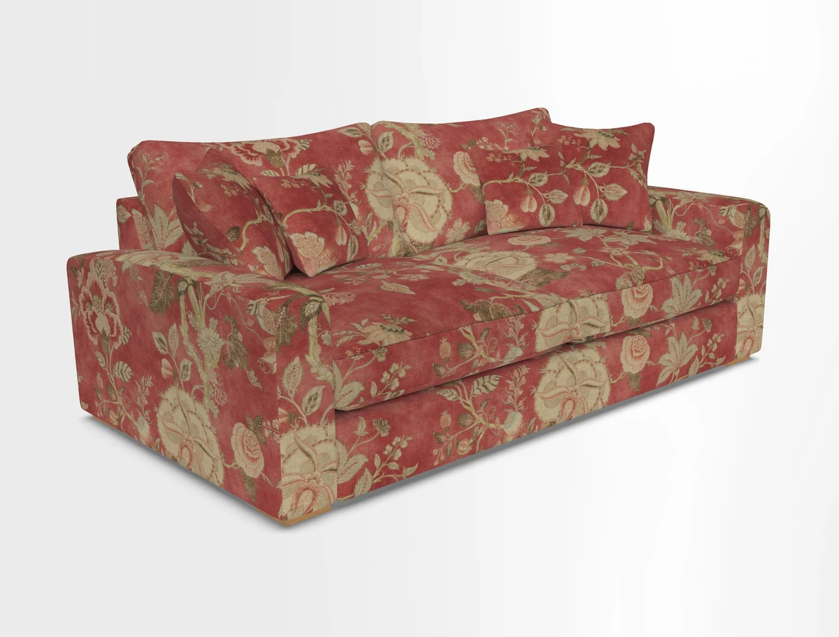 Stockbridge 3 Seater Sofa in Warwick Graf Slate