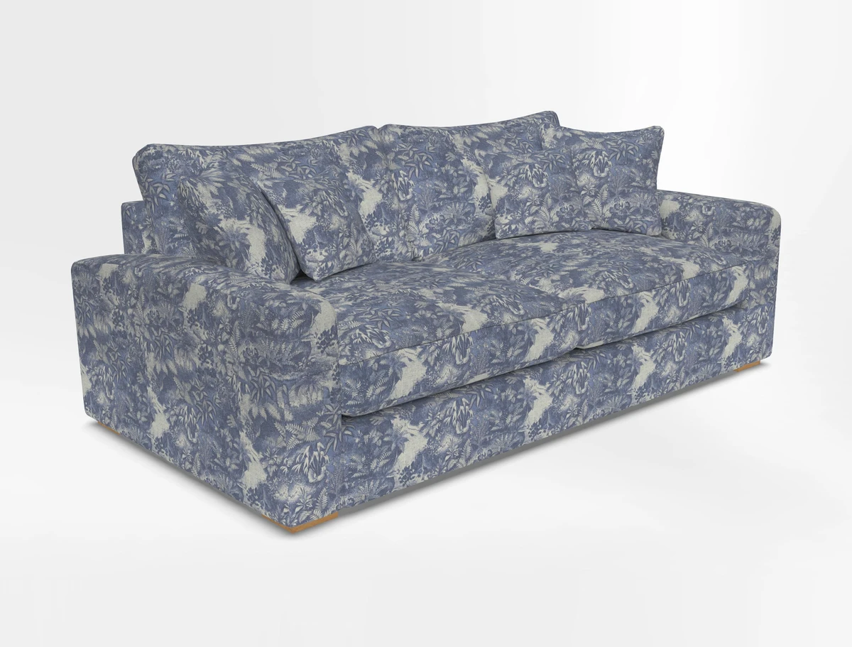Stockbridge 3 Seater Sofa in Warwick Graf Slate
