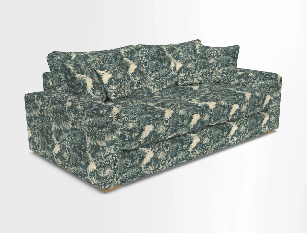 Stockbridge 3 Seater Sofa in Warwick Graf Slate