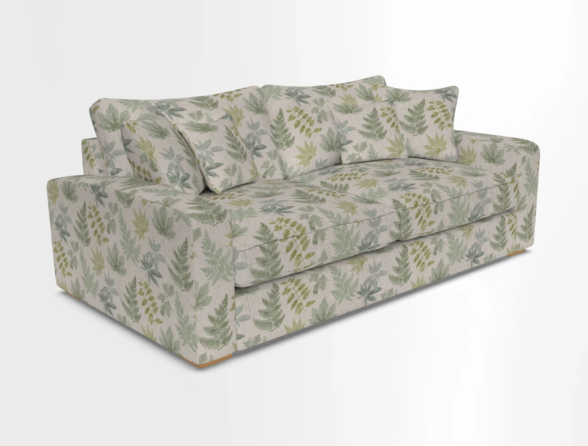 Stockbridge 3 Seater Sofa in Warwick Graf Slate