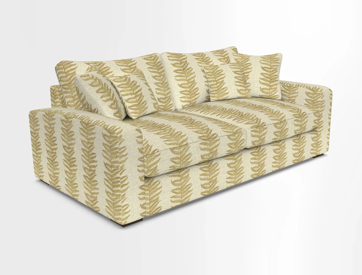 Stockbridge 3 Seater Sofa in Warwick Graf Slate